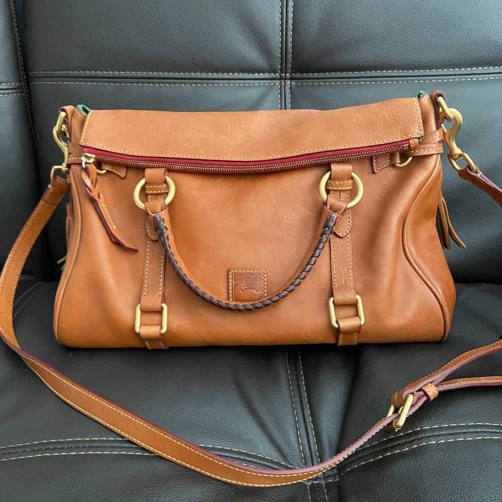 Dooney & Bourke Natural Florentine Satchel Medium